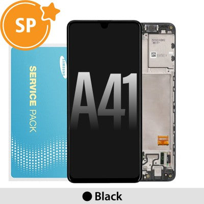 Tecguru-Samsung Galaxy A41 A415F OLED Screen Replacement Digitizer GH82-23019A (Service Pack)-Black Tecguru-Samsung Galaxy A41 A415F OLED Screen Replacement Digitizer GH82-23019A (Service Pack)-Black